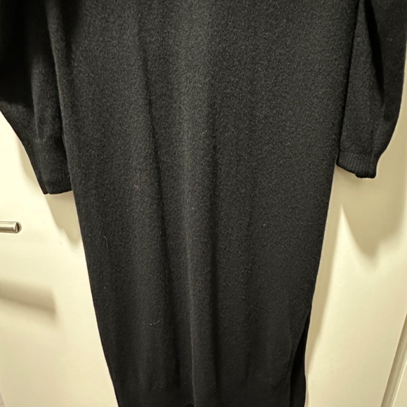 Everlane Black Cashmere Polo Dress - Picture 4 of 7